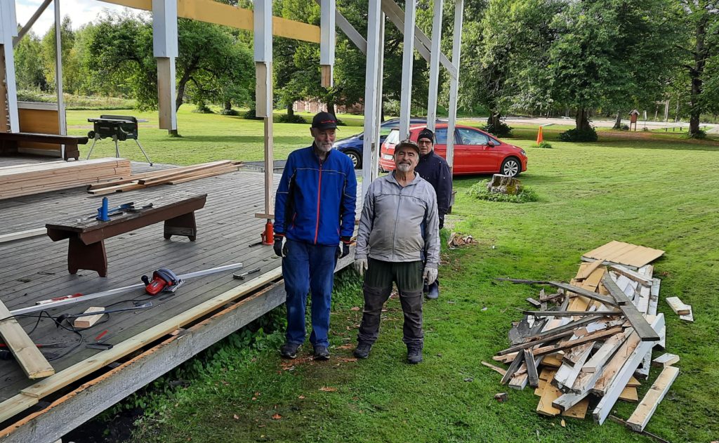 Stig Forsberg, "Loffe" Norgren och Stig Viklund