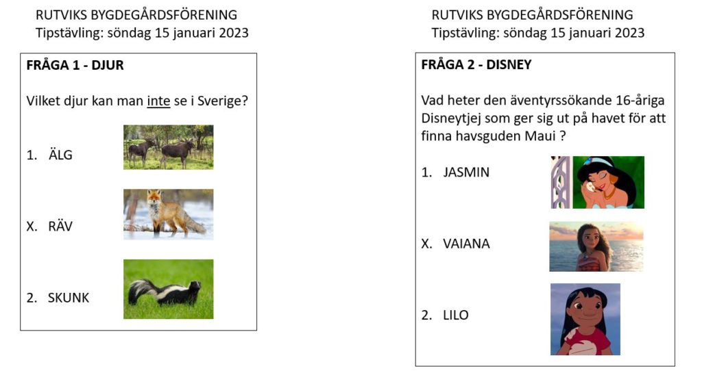 Fråga 1 2