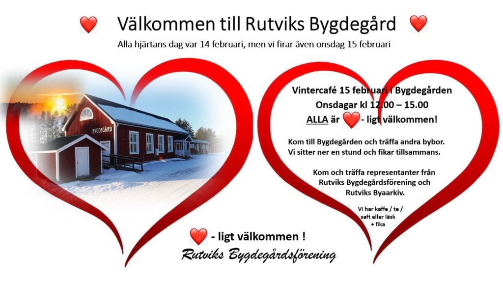 Alla Hjärtans Fika 15 Feb 2023
