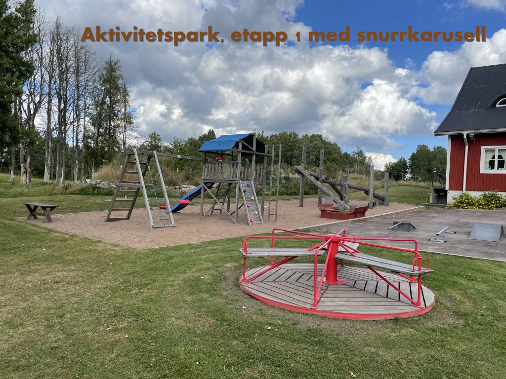 Aktivitetspark, Etapp 1 Med Snurrkarusell