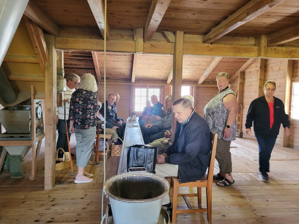 Studiebesök på Vall kvarn