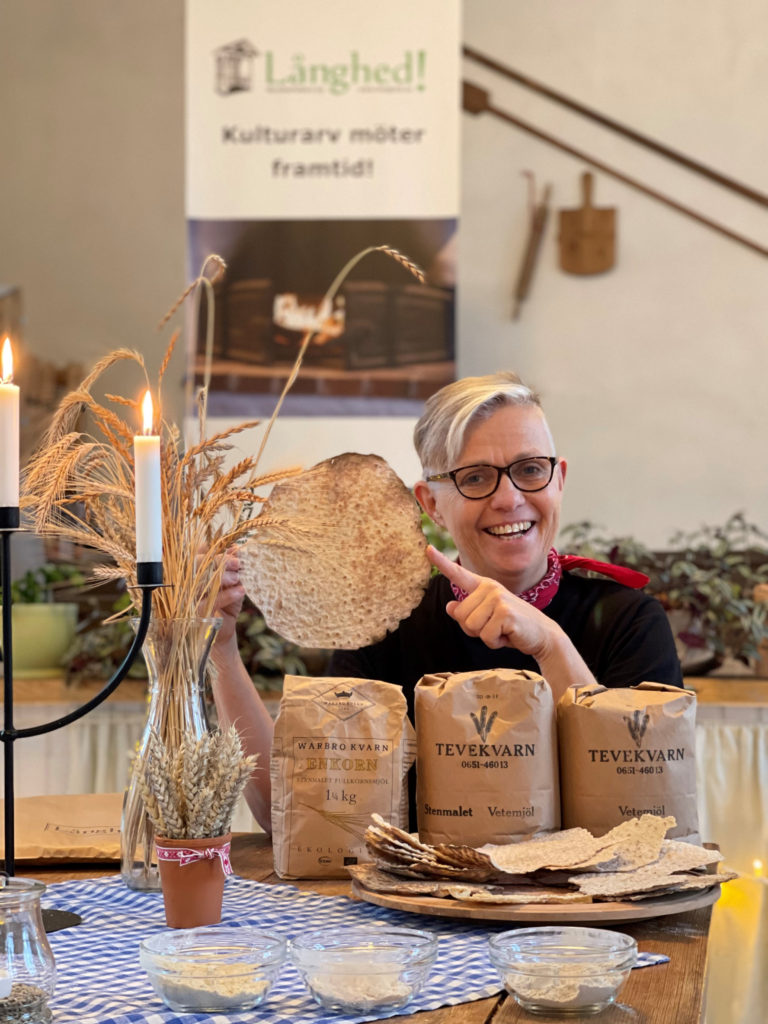 Margareta Englund, ordförande Långheds bygdeförening. Foto: Lina Lundmark