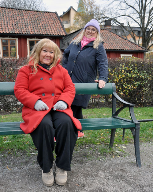 Carina Perenkranz och Pernilla Parszyk foto Stefan Löfgren