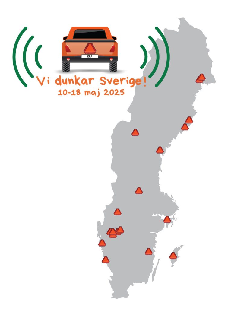 Vi dunkar Sverige Karta